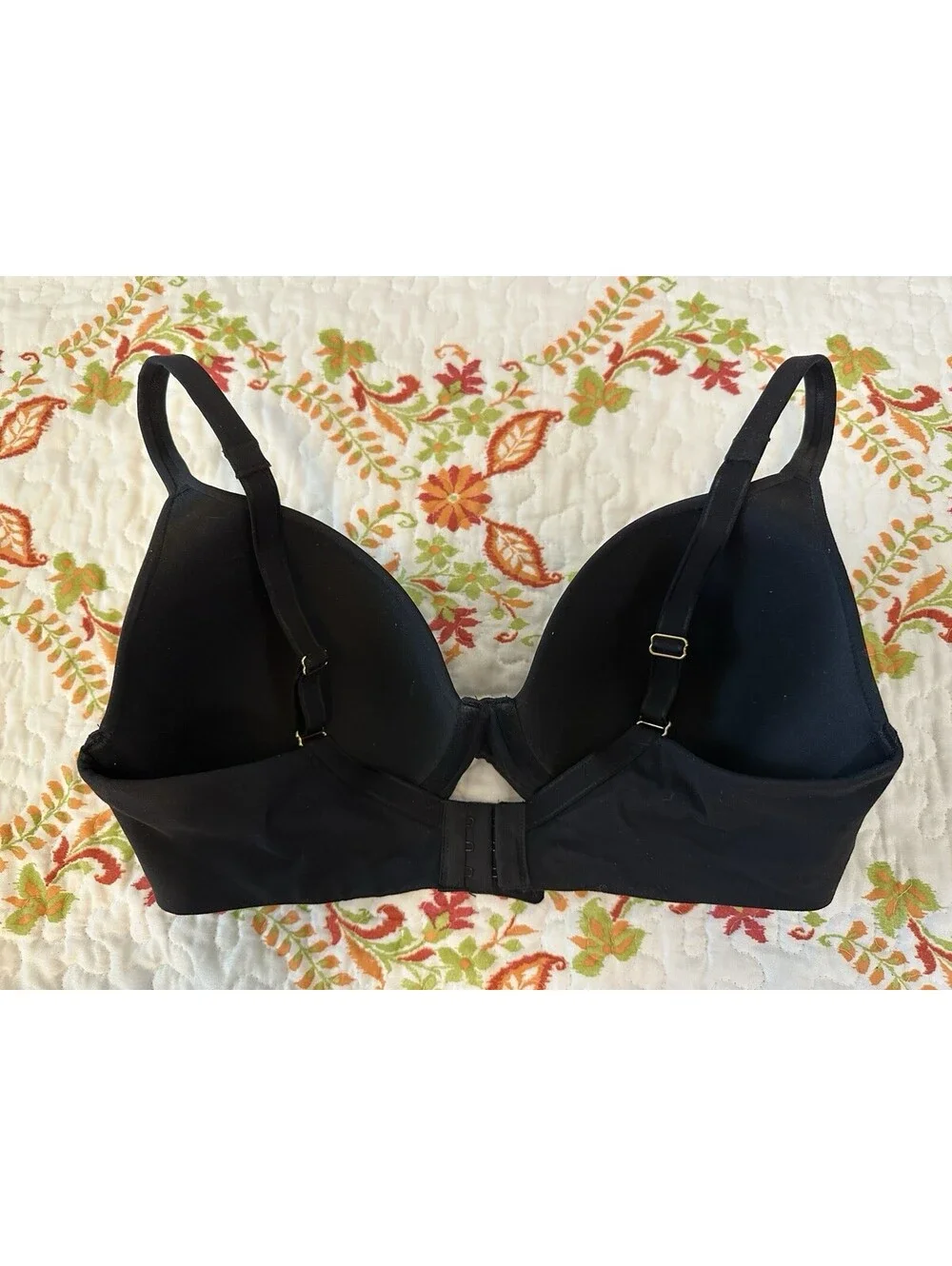 Soma Embraceable Perfect Coverage Underwire Black Bra 36DD EUC.
